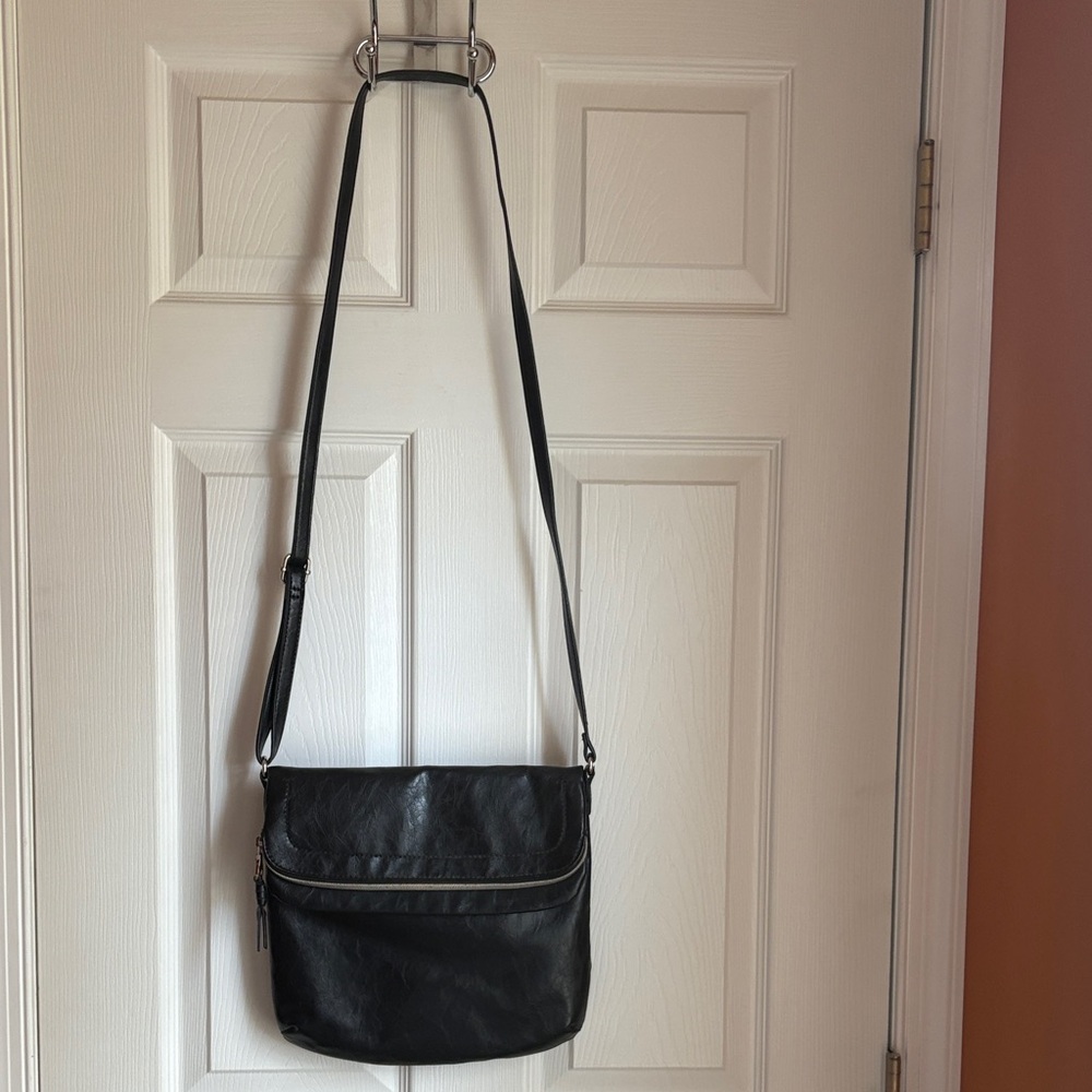 Relic Black Crossbody Bag
